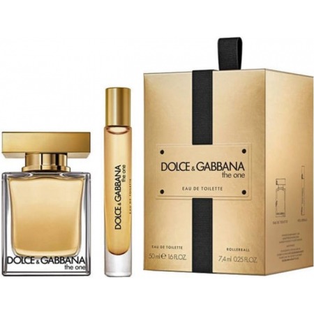 Dolce & Gabbana The One EDT 50ml + 7.4ml Rollerball Szett Hölgyeknek