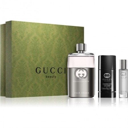 Gucci Guilty homme edt 90ml+edt15ts+stick75ml