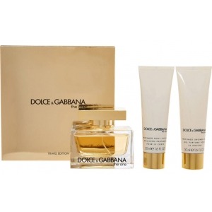 Dolce & Gabbana The One EDP 75ml + Testápoló 50ml + Tusfürdõ 50ml Szett Hölgyeknek