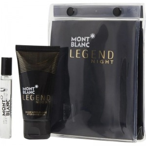 Mont Blanc Legend Night EDP 7,5ml + ASB 50ml Férfi parfüm Ajándékcsomag