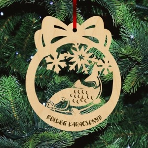 Fa karácsonyfadísz - Ponty