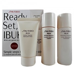 Shiseido IBUKI starter kit 3x30ml (cleaner+concentrate+moisturizer)
